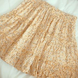 floral skirt